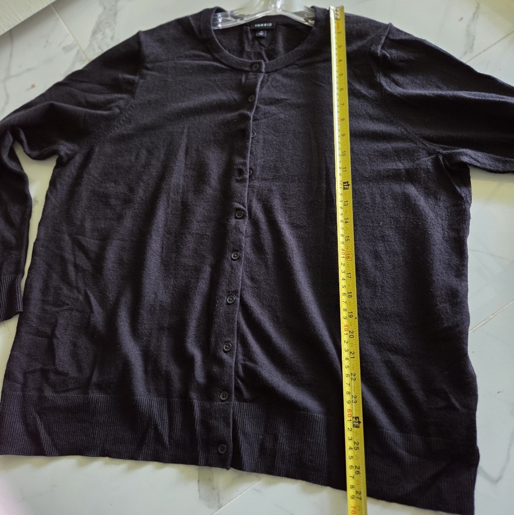 Torrid Black EUC Sz 2X Women's Sweater - Picture 8 of 13